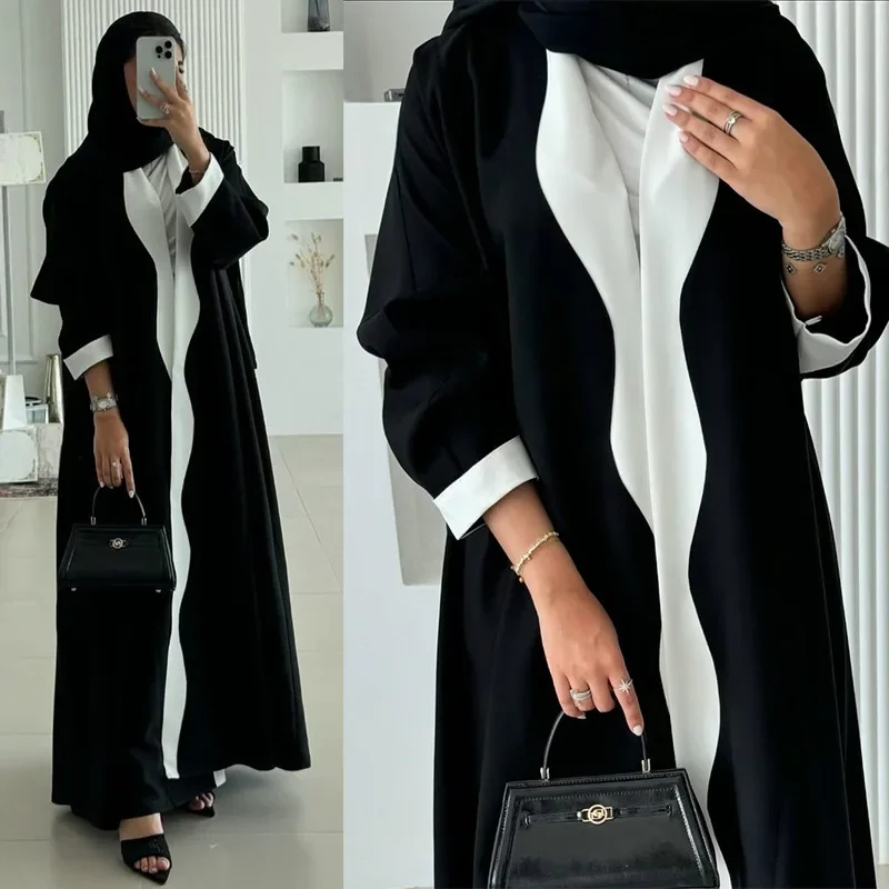 Embroidery Kebaya - Otwarty Kimono Abaja Dubaj Islam Muzułmańskie