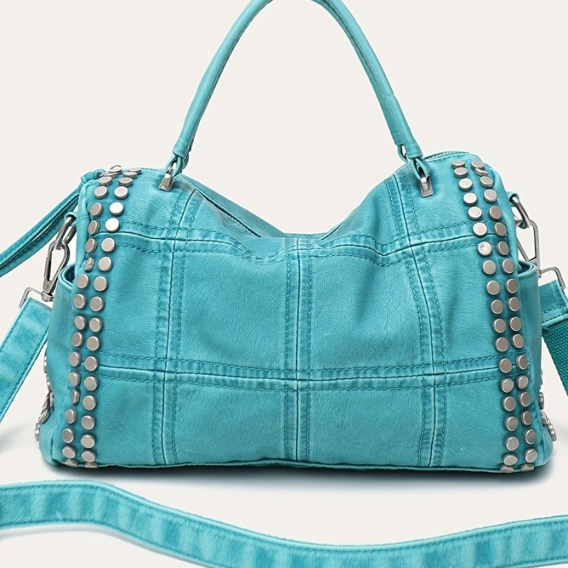 Embroidery Meaning - Duże torby crossbody damskie, torby na