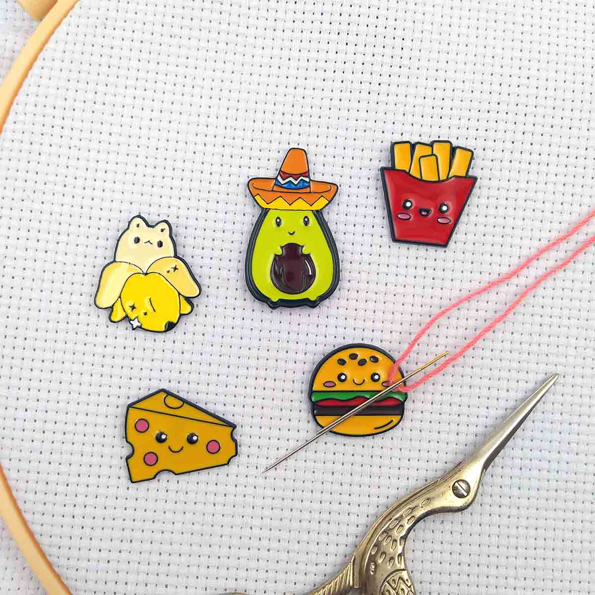 Embroidery X Stitch - Magnetyczne igły do ściegu śliczne Avocado