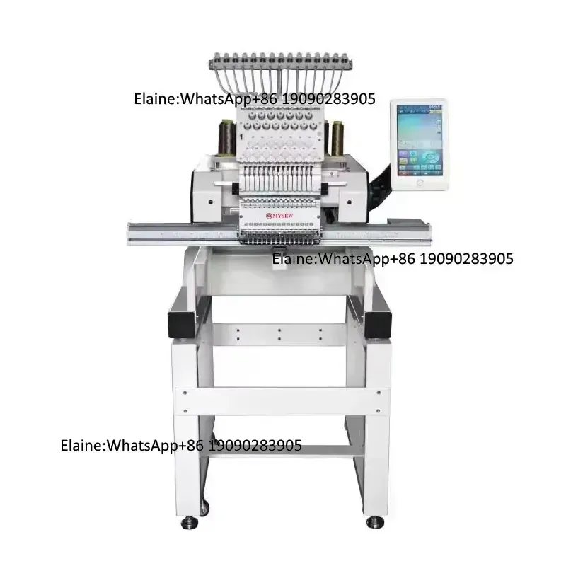 Embroidery Hat Machine - MYSEW MBC1201 Automatyczna Przemysłowa Jednogłowicowa 15-igłowa