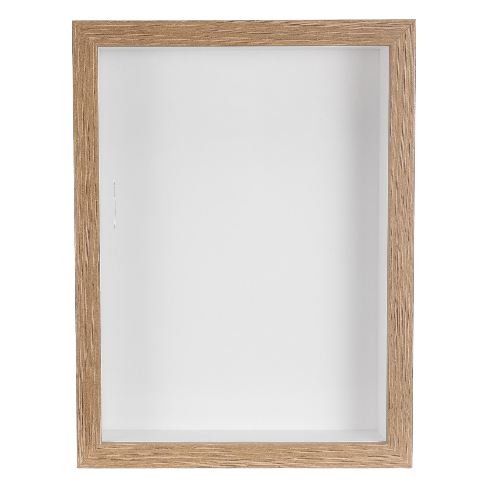 Frame Display Wood - Drewniana gablota na owady z białą