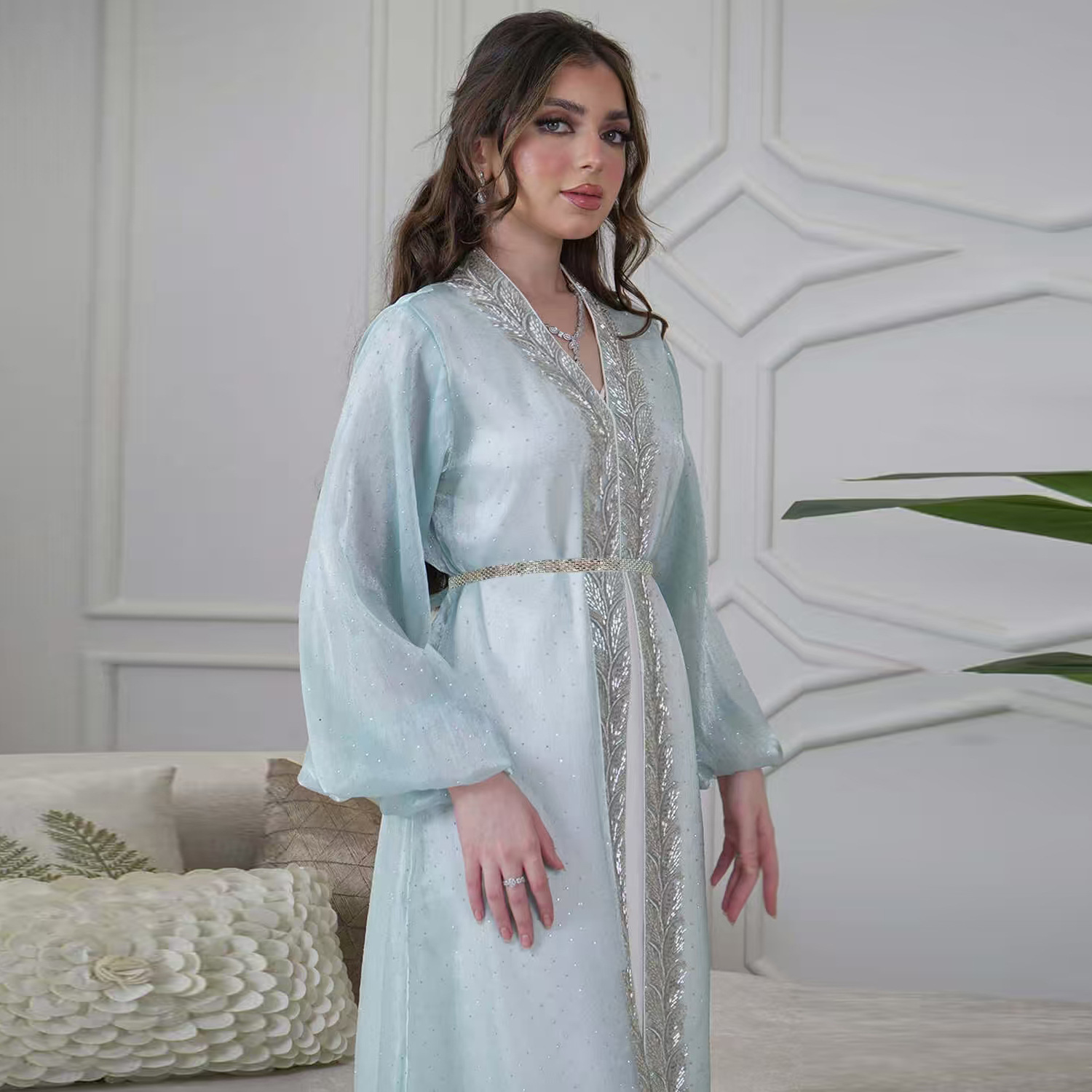Eid Mubarak Djellaba Kimono Ca – Embroidery Kebaya recenzja i cena