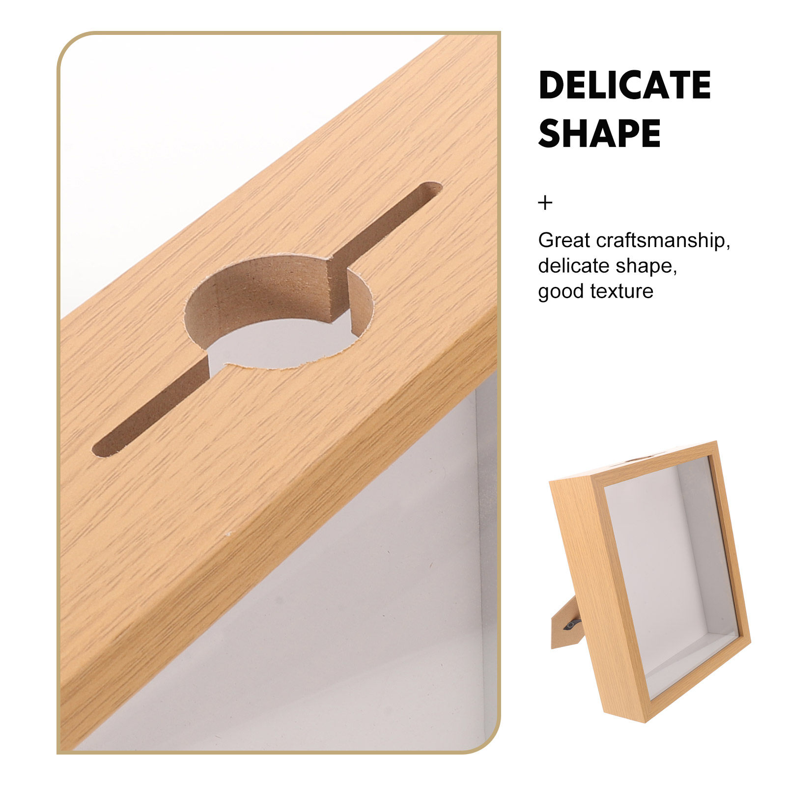 Rama do prezentacji skorup, w  – Frame Display Wood recenzja i cena