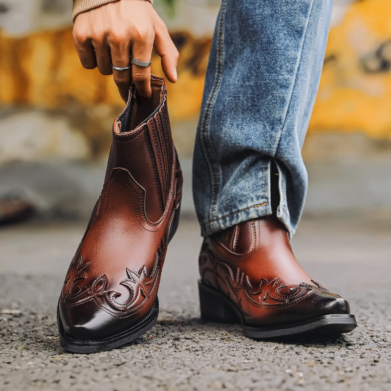 Męskie kowbojskie buty western – Embroidery Designer recenzja i cena