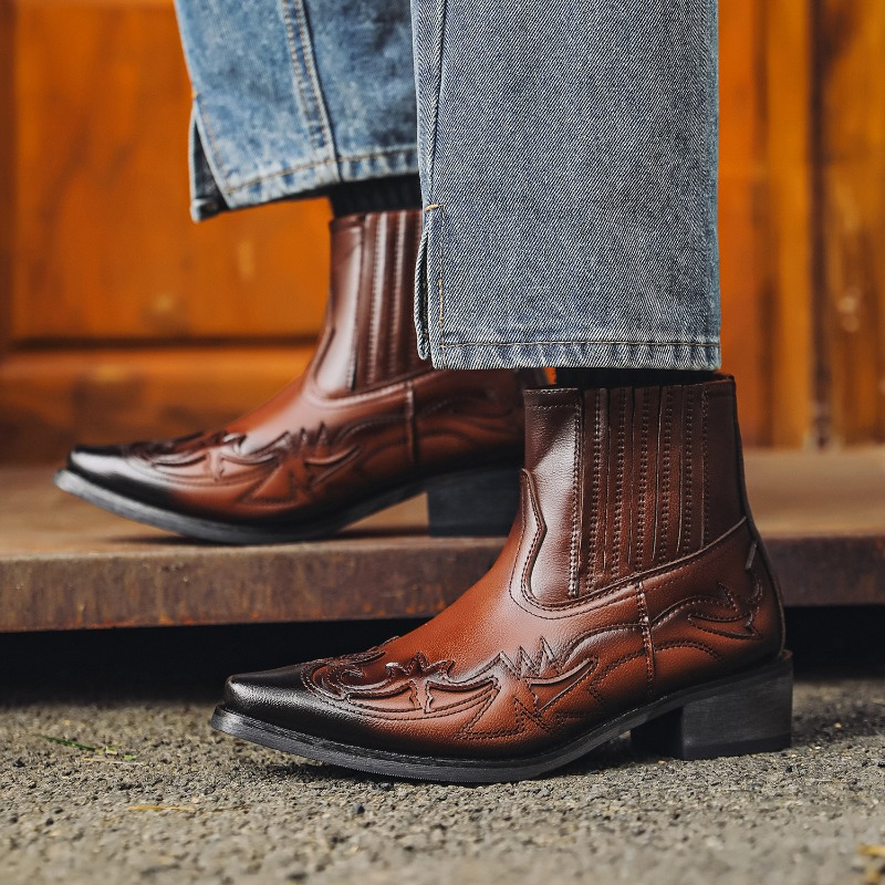 Męskie kowbojskie buty western – Embroidery Designer recenzja i cena