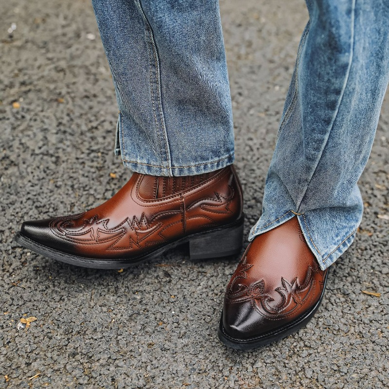 Męskie kowbojskie buty western – Embroidery Designer recenzja i cena