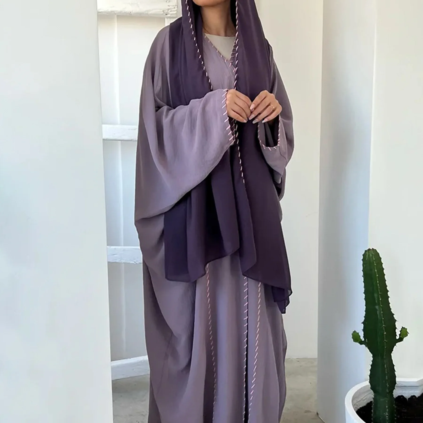 Marokańskie kimono otwarte aba – Embroidery Kebaya recenzja i cena