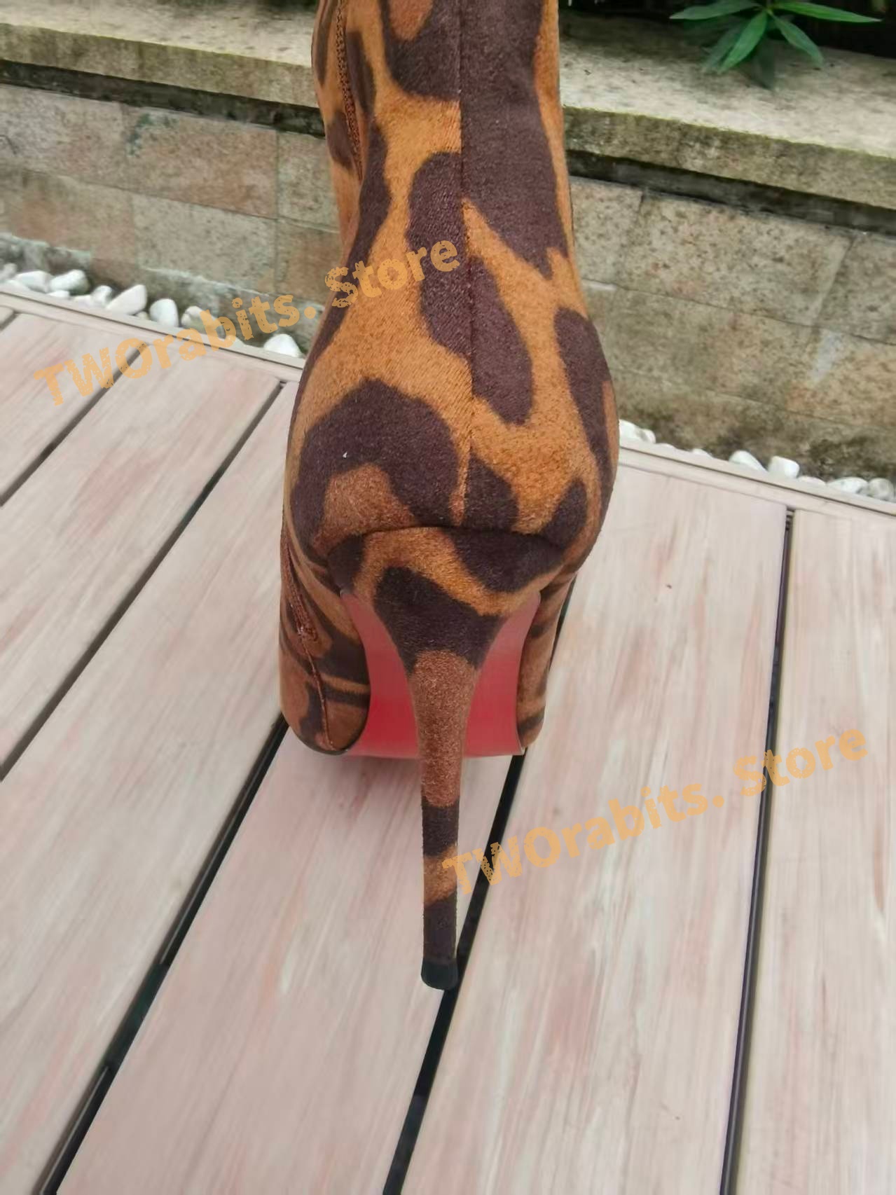 Botki damskie do kolan w pante – Embroidery Print recenzja i cena