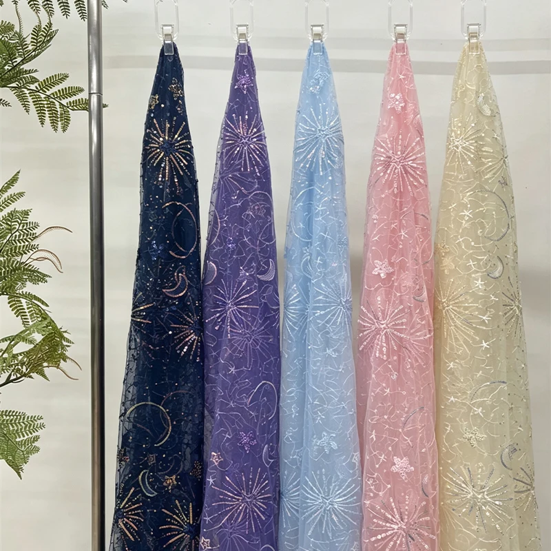 Kolorowa tkanina tiulowa z cek – Embroidery Underlay recenzja i cena