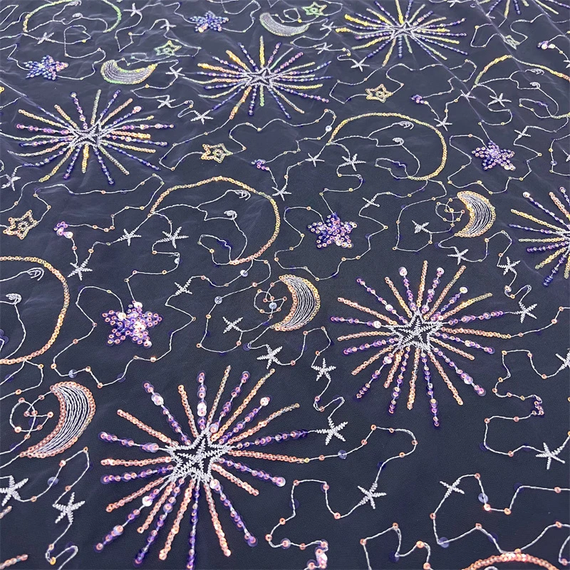 Kolorowa tkanina tiulowa z cek – Embroidery Underlay recenzja i cena