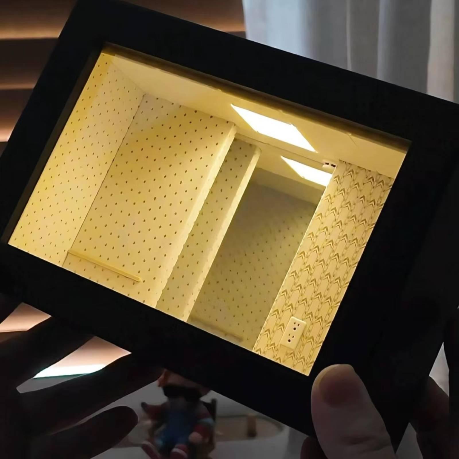 Drewniana ramka na zdjęcia z e – Frame Display Wood recenzja i cena