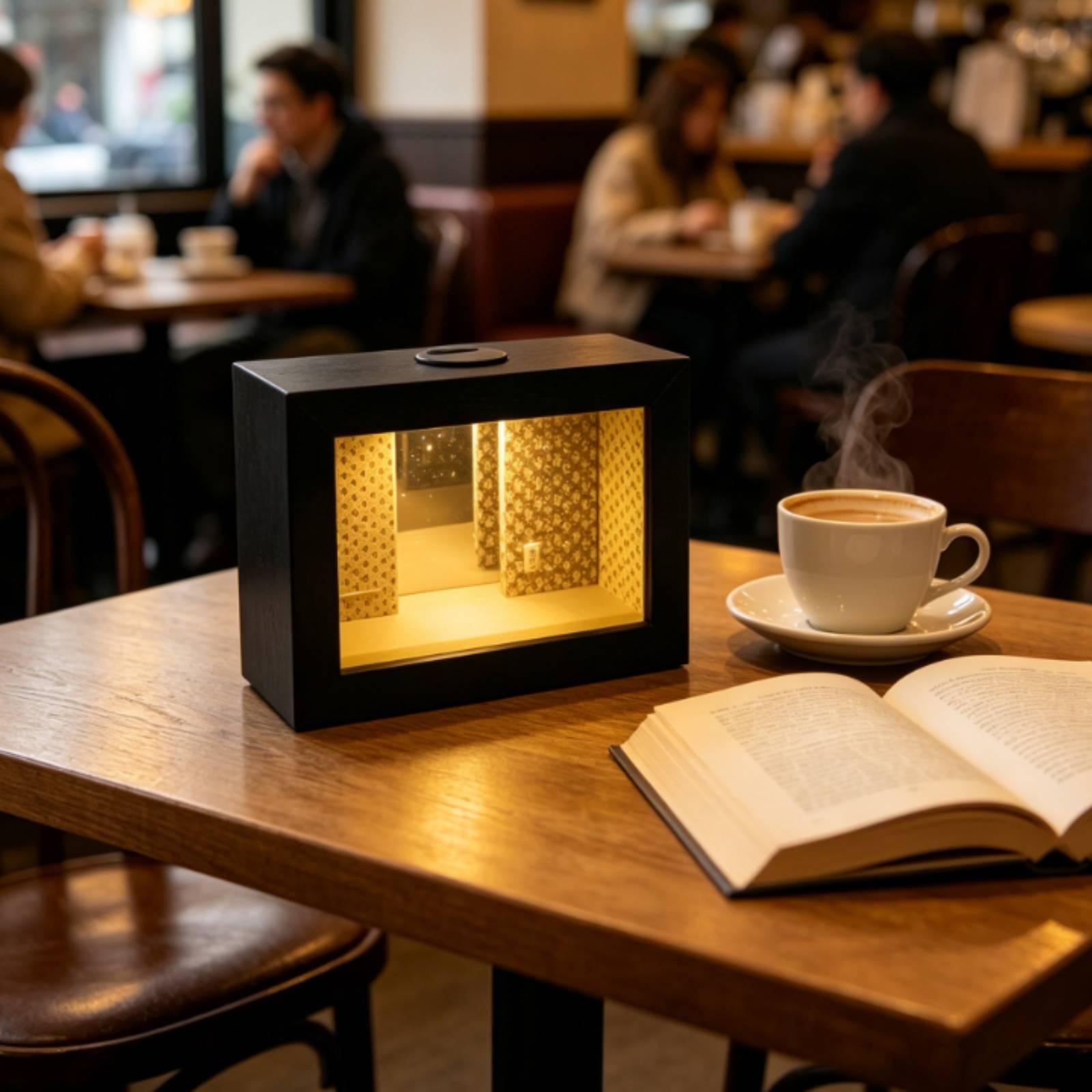 Drewniana ramka na zdjęcia z e – Frame Display Wood recenzja i cena