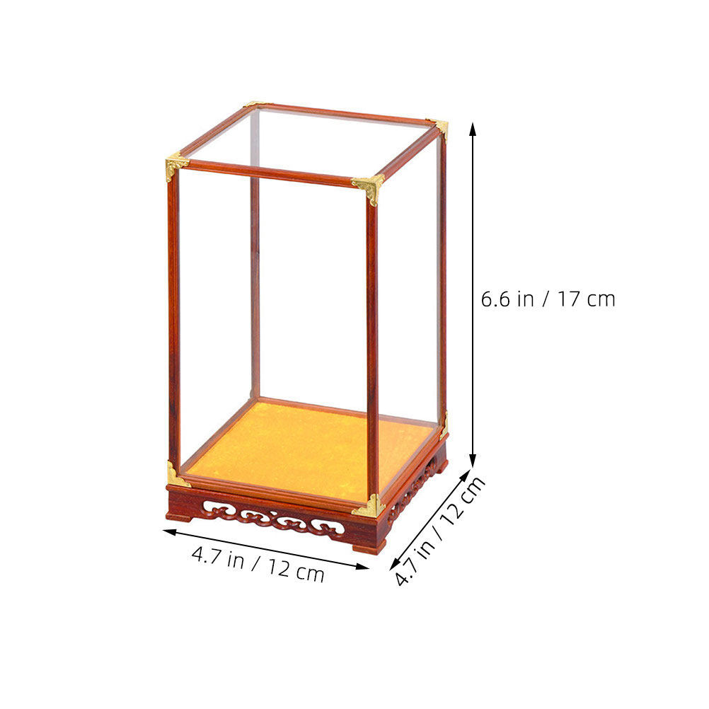 Szklana gablotka na Buddę, prz – Frame Display Wood recenzja i cena