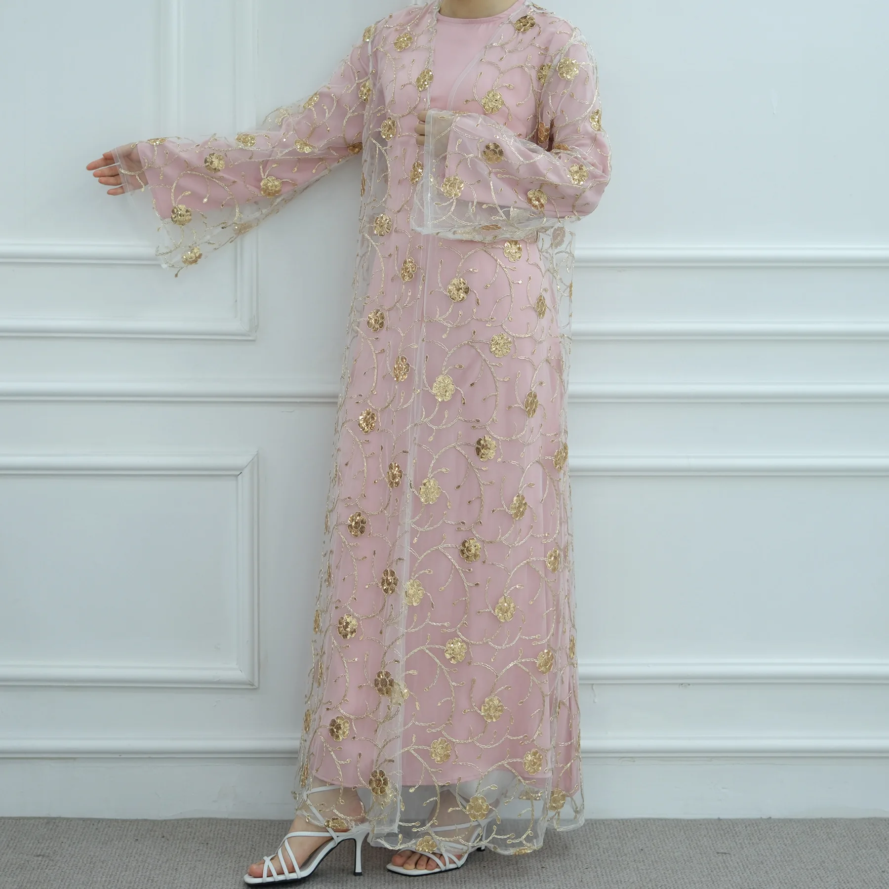 Muzułmański kardigan kimono z  – Embroidery Kebaya recenzja i cena