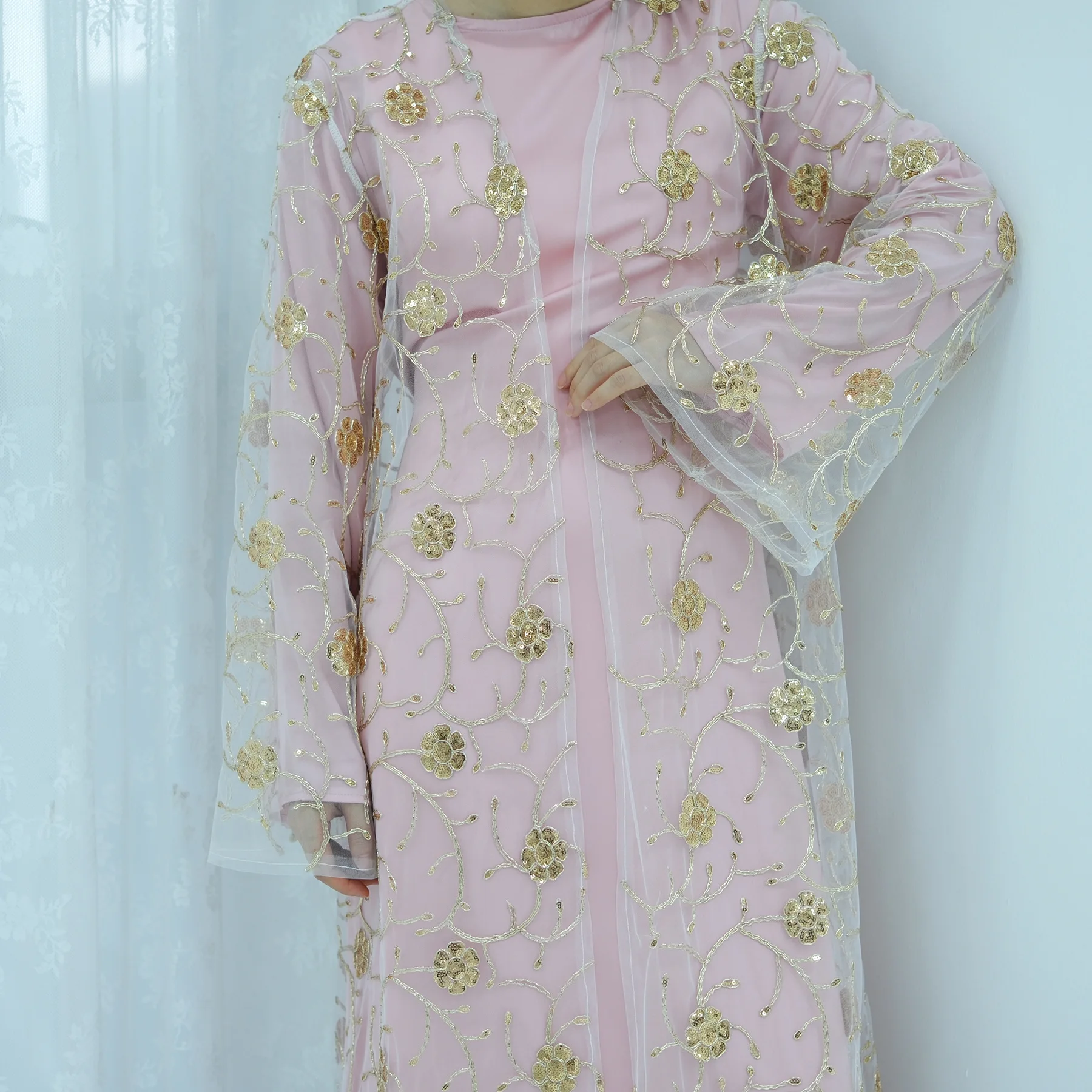 Muzułmański kardigan kimono z  – Embroidery Kebaya recenzja i cena