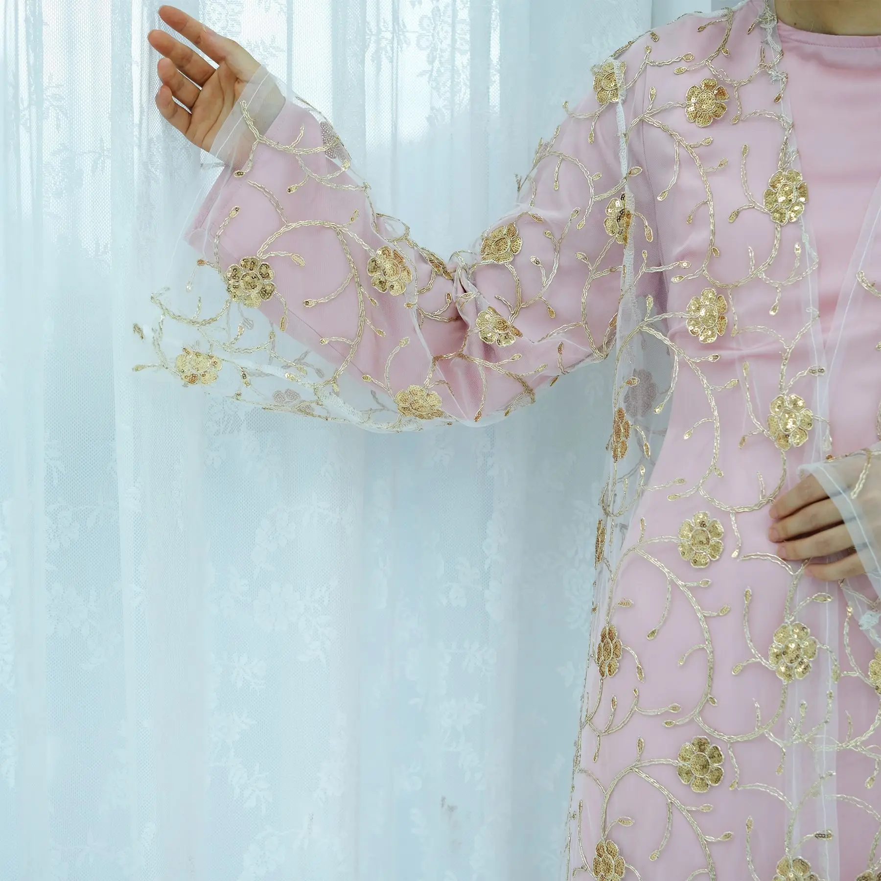 Muzułmański kardigan kimono z  – Embroidery Kebaya recenzja i cena