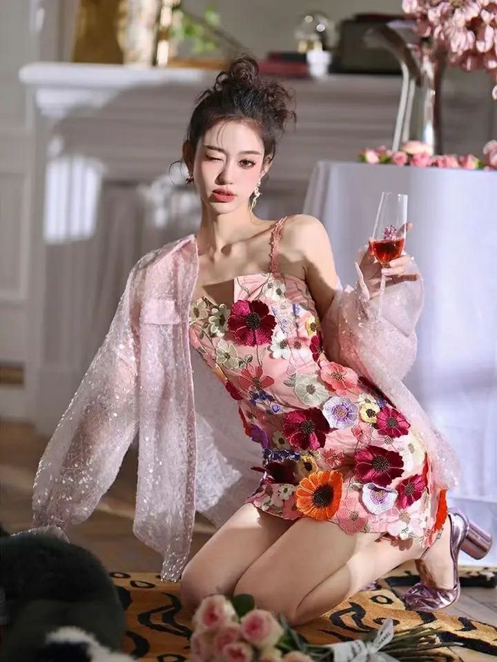 Kolorowa koronkowa tkanina kwi – Embroidery Underlay recenzja i cena