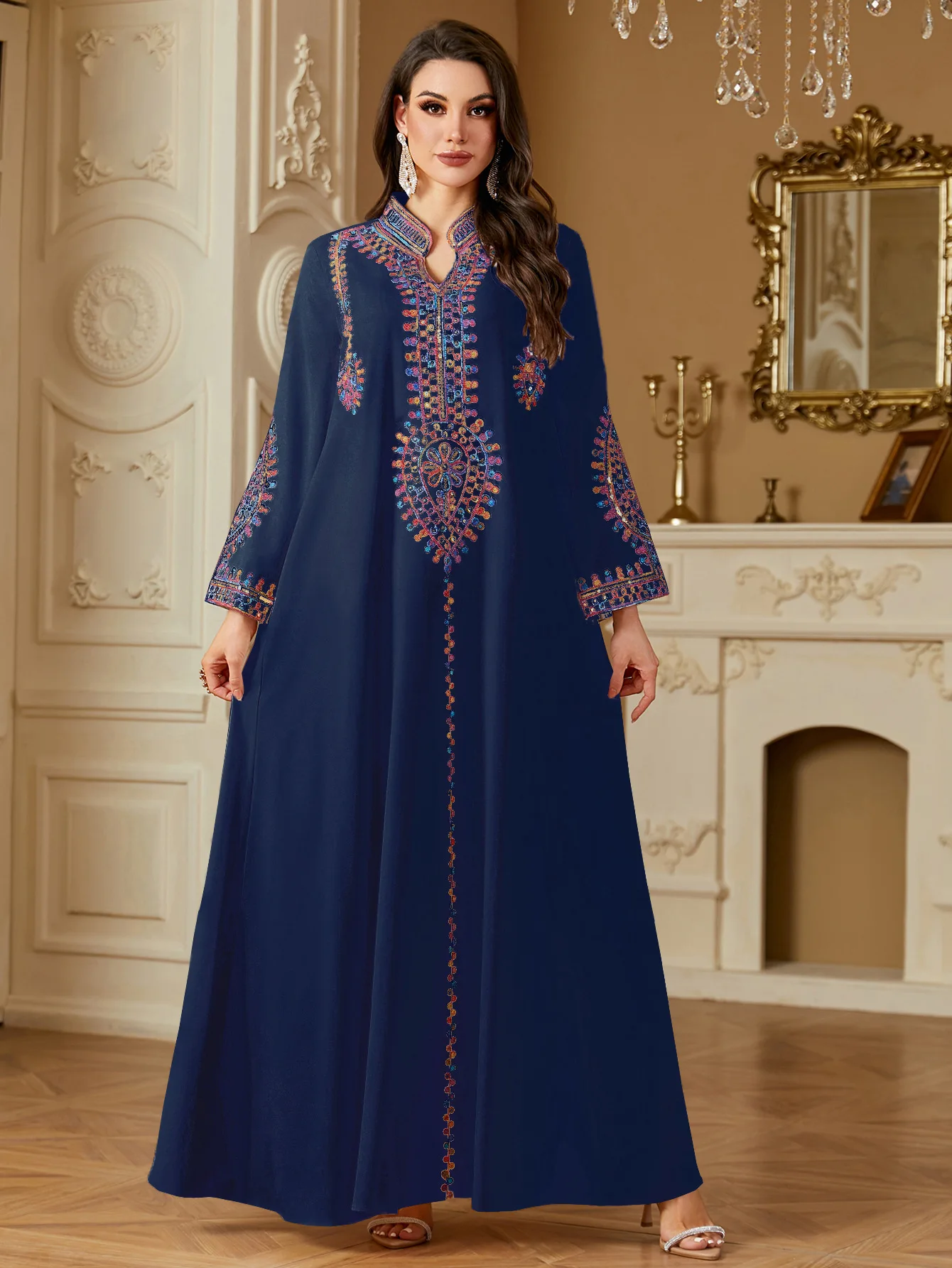 Sukienka na Eid z haftem, dams – Embroidery Kebaya recenzja i cena