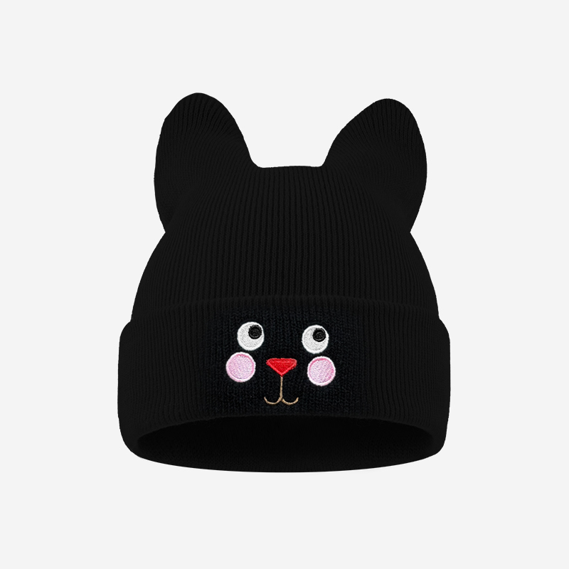 Miękka czapka dziecięca z usza – Embroidery Cat recenzja i cena