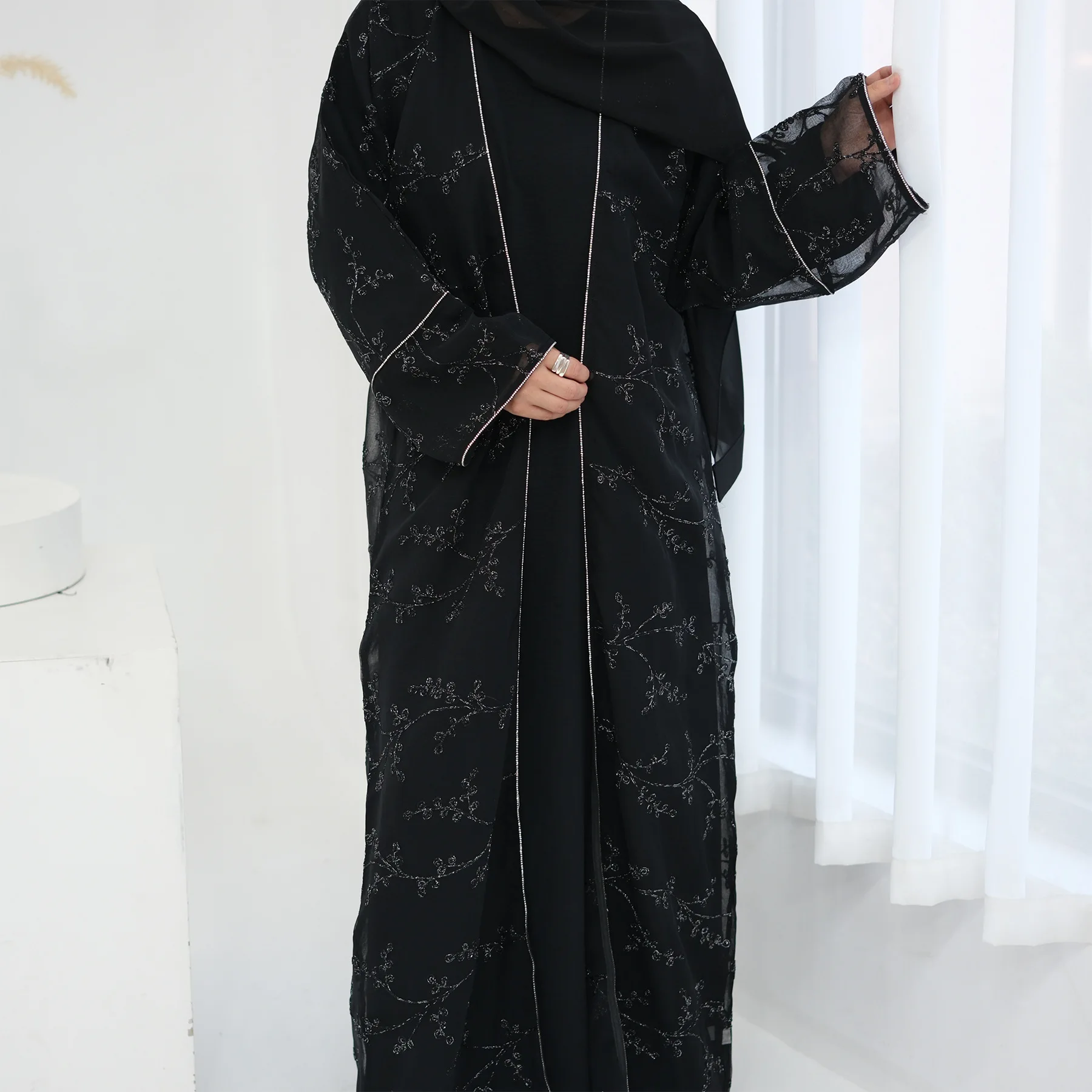 Damski haftowany kardigan kimo – Embroidery Kebaya recenzja i cena