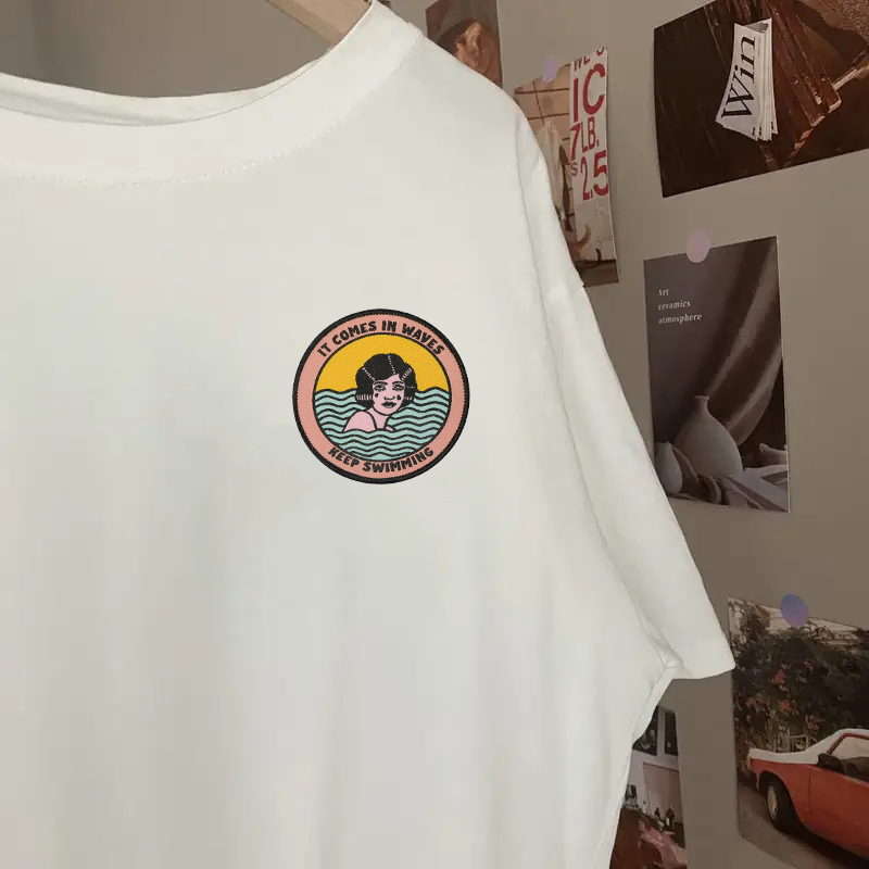 1PC Zachowaj pływanie Dziewczy – Embroidery Hat Machine recenzja i cena