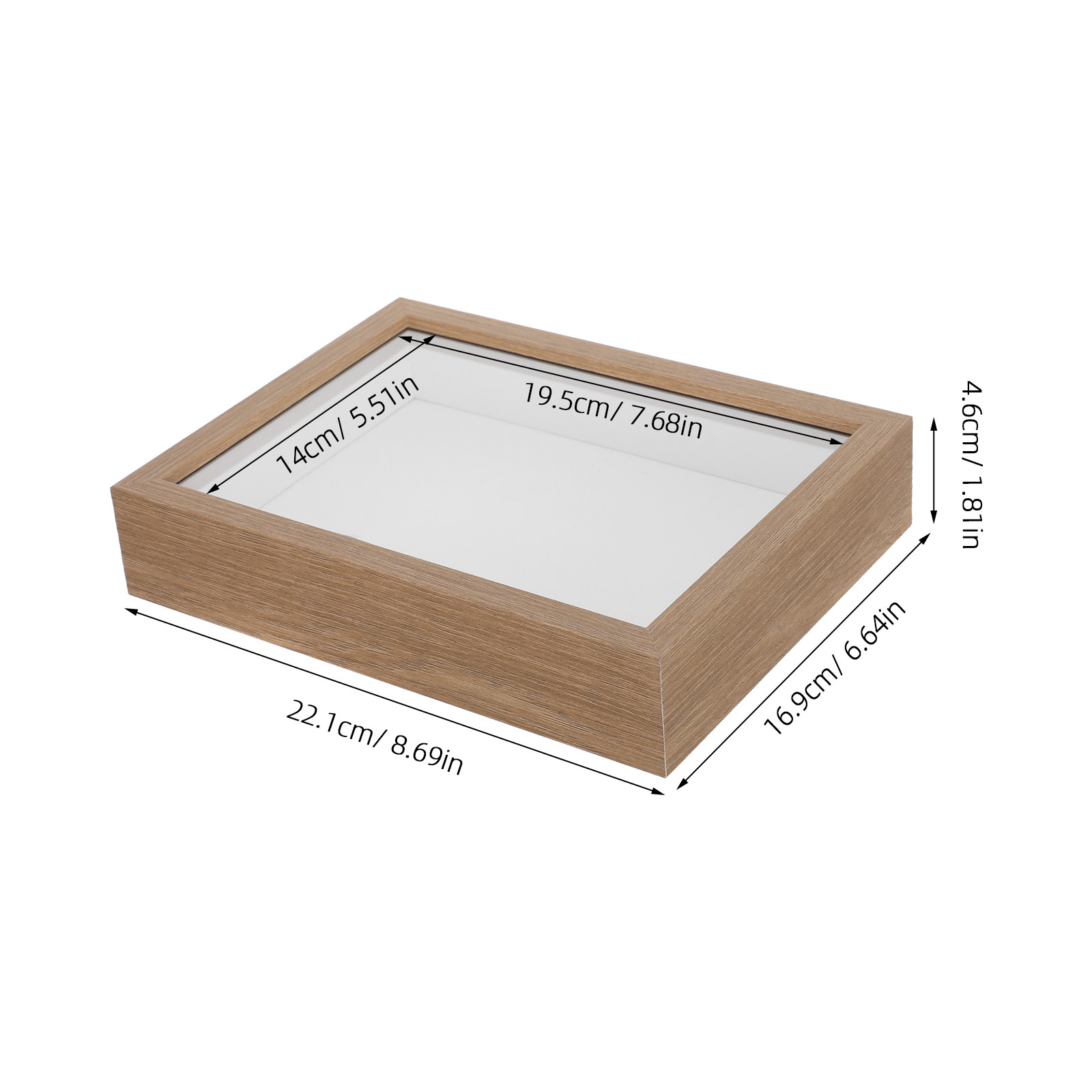 Drewniana gablota na owady z b – Frame Display Wood recenzja i cena